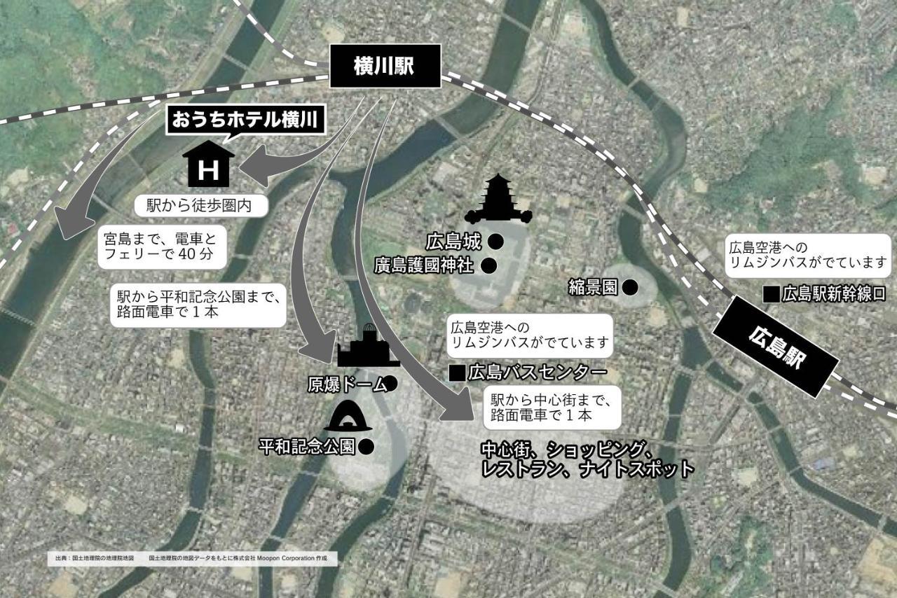 Ouchi Hotel Yokogawa Hiroshima Exteriör bild